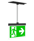 C.il. Siguranta AM antracit, LED, incastrat suspendat
