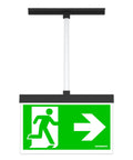 C.il. Siguranta AM antracit, LED, incastrat suspendat
