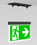 C.il. Siguranta AM Duo antracit, LED, suspendat incastrat