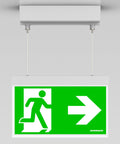 C.il. Siguranta AM alb, LED, suspendat aparent