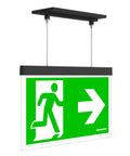 C.il. Siguranta AX antracit, LED, suspendat incastrat