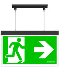 C.il. Siguranta AX antracit, LED, suspendat incastrat