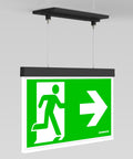C.il. Siguranta AX antracit, LED, suspendat incastrat