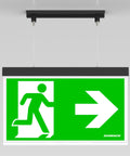 C.il. Siguranta AX antracit, LED, suspendat incastrat