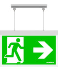 C.il. Siguranta AX alb, LED, suspendat incastrat