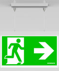 C.il. Siguranta AX alb, LED, suspendat incastrat