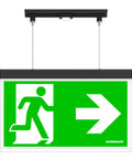 C.il. Siguranta AX Duo antracit, LED, suspendat incastrat