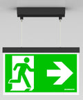 C.il. Siguranta AX antracit, LED, suspendat aparent