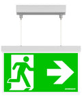 C.il. Siguranta AX alb, LED, suspendat aparent