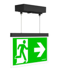 C.il. Siguranta AX Duo antracit, LED, suspendat aparent