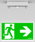 C.il. Siguranta AX Duo alb, LED, suspendat aparent