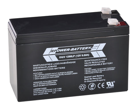 baterie RPower GiV high current 12V/9,0Ah (C20)