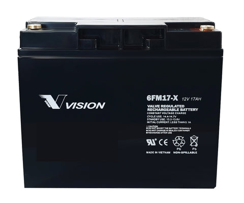 Baterie Vision 6 FM durată lungă de viață 12 ani 12V/17Ah