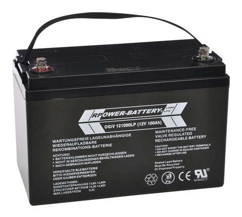 Baterie AGM Longlife 10-12 ani OGIV 12V/106Ah RPower (C20)