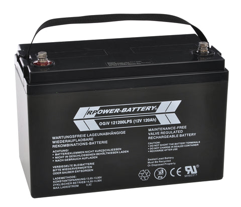 Baterie AGM Longlife 10-12 ani OGIV 12V/124Ah RPower (C20)