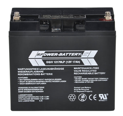 Baterie set 216V 18 buc. Longlife OGIV 12V/17Ah incl.cabluri