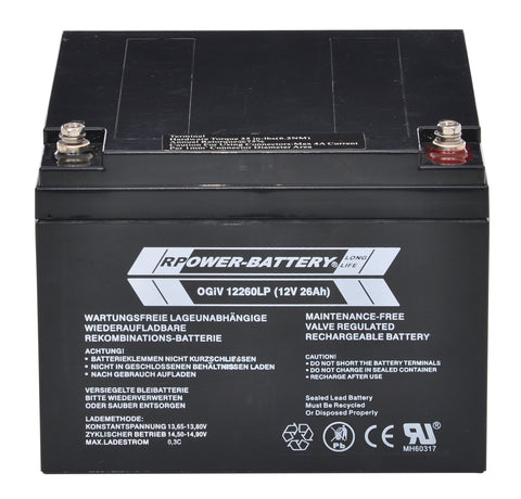 Baterie set 216V 18 buc. Longlife OGIV 12V/33Ah incl.cabluri