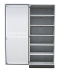 baterie cabinet empty w=800 h=1950 d=600mm w.socket 6 floors