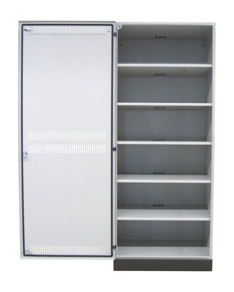 baterie cabinet empty w=800 h=1950 d=600mm w.socket 6 floors