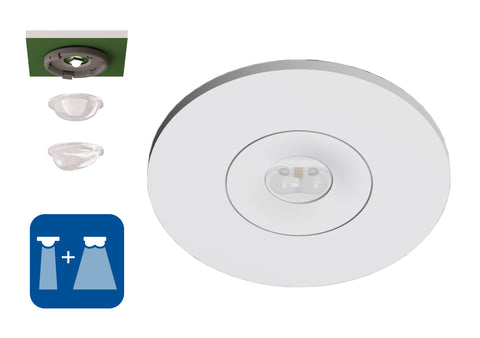 Corp sig. Lentila schimbabilă EE 1x4W ERTLED Wireless 3h