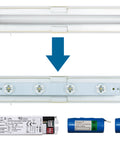 Set Bandă LED ERT 4x1W + LPK 1h-8h + 2x 3,2V/3,3Ah LiFePO4
