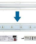 Set 4x1W ERT LED banda inloc. + LPU 1h-8h + Akku 9,6V/ 2,0Ah