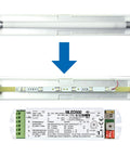 Set 6x0,5W HP-LED strip + MLED500 + conector ptr.retrofit