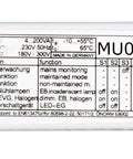 Modul de iluminat pentru CPS inclusiv modul mixt 4-200VA
