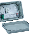Cutie IP65 cu contrapanou + MU06 pt corpuri iluminat 4-200VA
