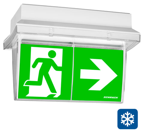 Corp de il siguranță PM autocontrol LED 3h 230V AC plafon TT