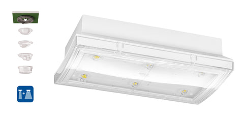 Corp de iluminat de urgență PM 6x1W ERT-LED 230V