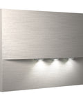 C.il.sig. WAF inox look 3x1W ERT-LED 230V