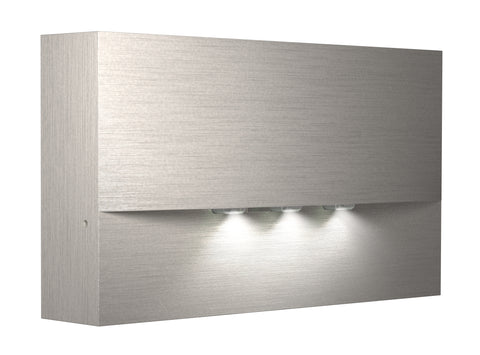 C.il.sig. WAF inox look 3x1W ERT-LED 230V