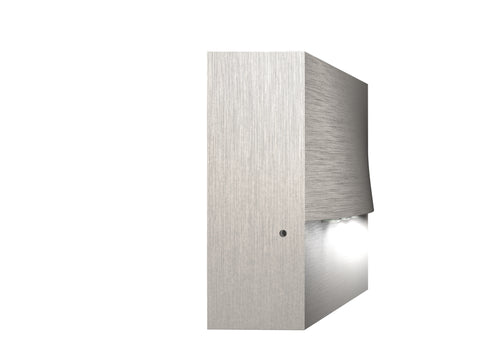 C.il.sig. WAF inox look 3x1W ERT-LED 230V