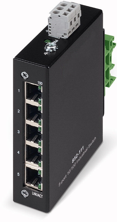 Comutator 852-111 - montare 5-Port 10 / 100BASE-TX pentru pe