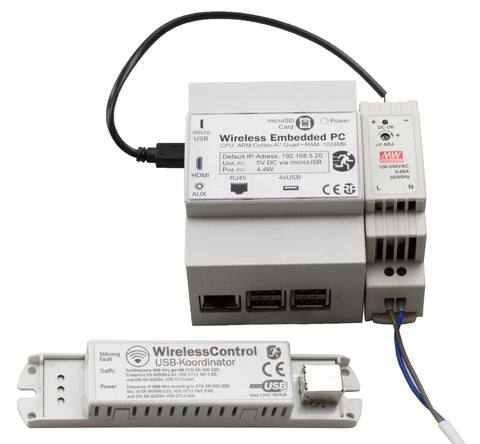 PC pe șină DIN (CPC) pentru WirelessControl Professional