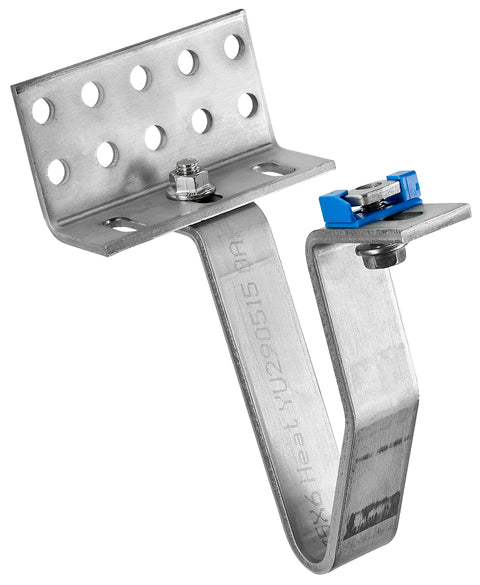 Cârlig acoperiș țiglă 6mm înălțime gat 42-55mm fotovoltaic