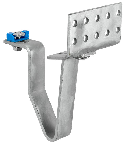Cârlig acoperiș țiglă 6mm galvanizat gât 42-55mm fotovoltaic