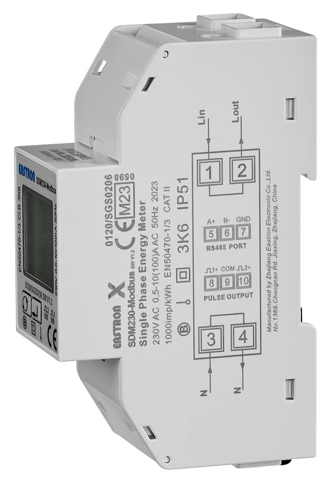 Solax Smart Meter SDM230 1ph fotovoltaic