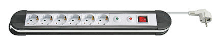 PDU cu prot.la supratens. 6 prize Schuko, 16A, cablu 1,4m