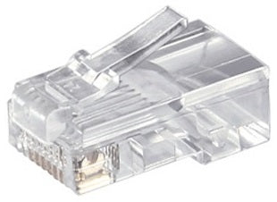 Conector tată RJ45 UTP 8P8C pentru cablu plat