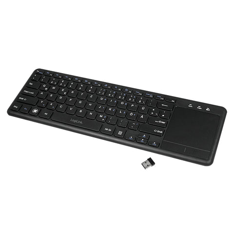Tastatură Wireless, 2,4 GHz, cu Touchpad