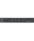 Switch 16xRJ45 10/100/ (PoE) + 2xGRJ45 + 2xGSFP