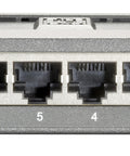 Switch 8xRJ45 10/100 silențios,f. vent.,alim. extern,Desktop