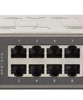 Switch 16xRJ45 10/100,silențios,f.vent,alim.int.,metal,19"