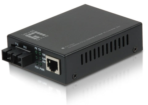 Mediaconvertor 1x RJ45 10/100 - 1x FO SC 100 Multimode 2km
