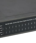 Switch 24xRJ45 1000 (PoE+) + 2xGSFP 1000, 19" 370W