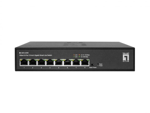 Switch Smart Lite 8xRJ45 10/100/1000, 10"
