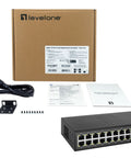Switch Smart Lite 16xRJ45 10/100/1000, 10"
