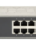 Switch 24xRJ45 10/100/1000,silențios,f.vent.,alim.intern